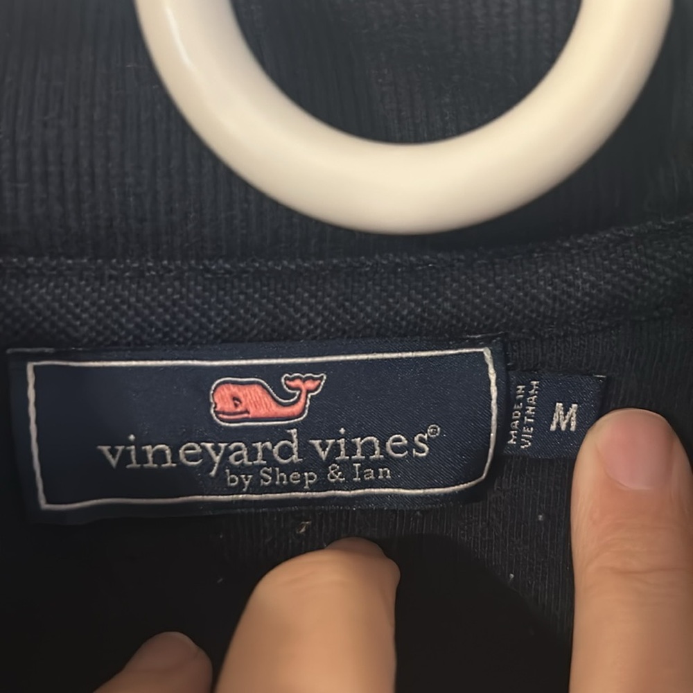 Vineyard vines navy men 1/4 zip pullover